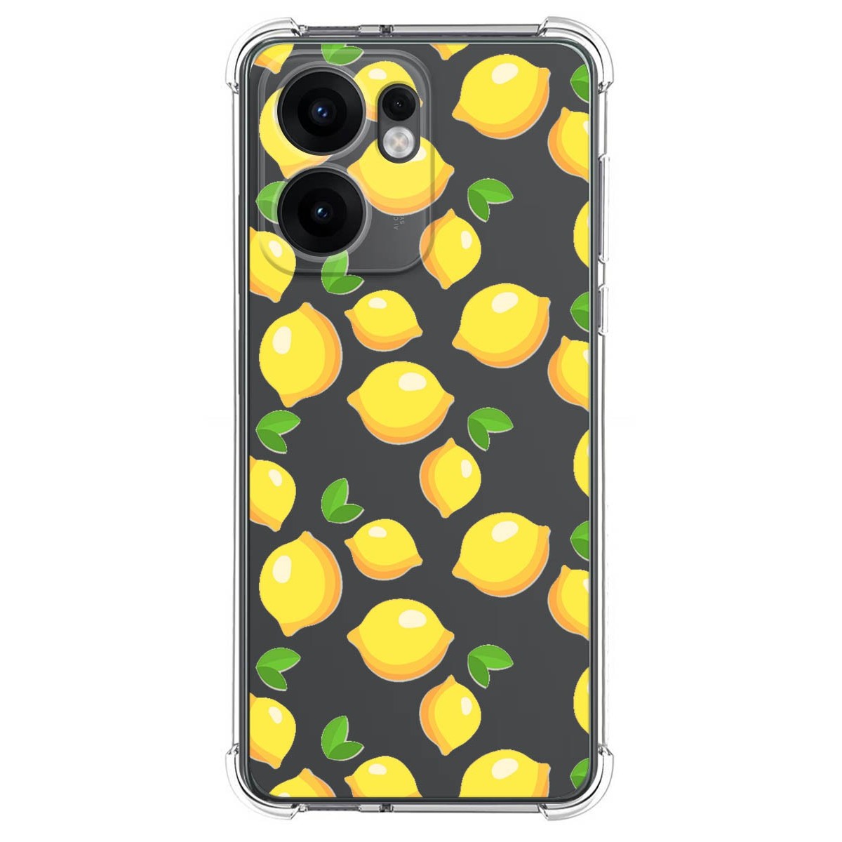 Funda Silicona Antigolpes para Oppo Reno 13F 4G / 13 F 5G diseño Limones Dibujos