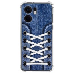 Funda Silicona Antigolpes para Oppo Reno 13F 4G / 13 F 5G diseño Zapatillas 01 Dibujos