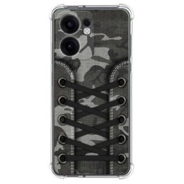 Funda Silicona Antigolpes para Oppo Reno 13F 4G / 13 F 5G diseño Zapatillas 15 Dibujos