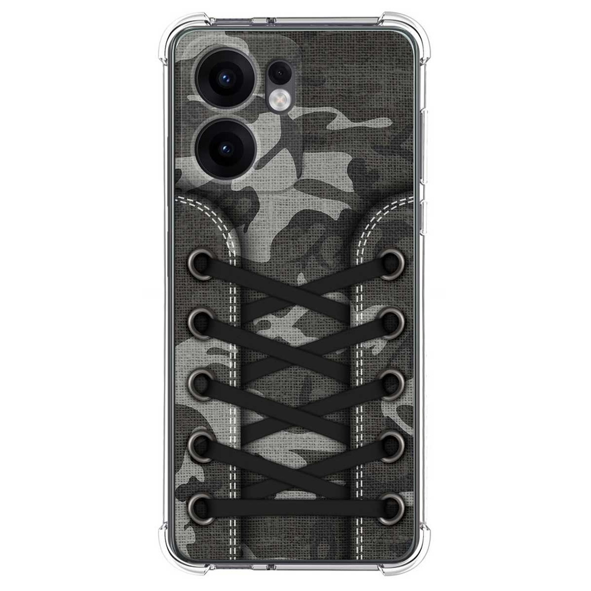 Funda Silicona Antigolpes para Oppo Reno 13F 4G / 13 F 5G diseño Zapatillas 15 Dibujos