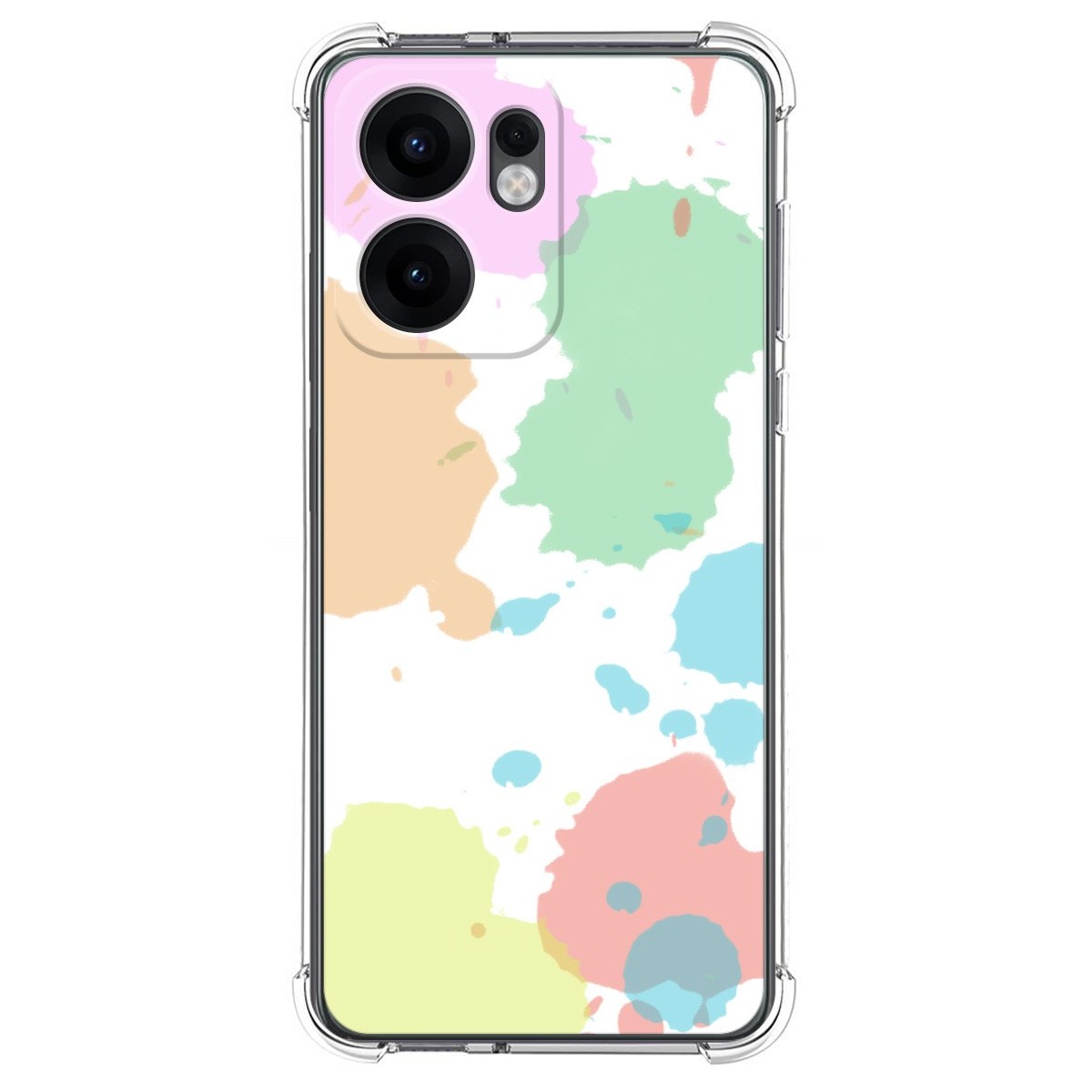 Funda Silicona Antigolpes para Oppo Reno 13F 4G / 13 F 5G diseño Acuarela 05 Dibujos