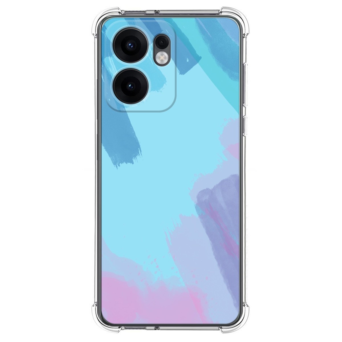 Funda Silicona Antigolpes para Oppo Reno 13F 4G / 13 F 5G diseño Acuarela 10 Dibujos