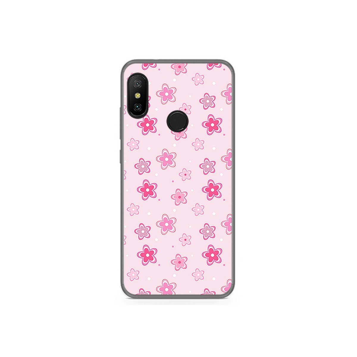 Funda Gel Tpu para Xiaomi Redmi 6 Pro / Mi A2 Lite Diseño Flores Dibujos