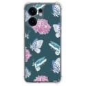 Funda Silicona Antigolpes para Oppo Reno 13F 4G / 13 F 5G diseño Flores 10 Dibujos
