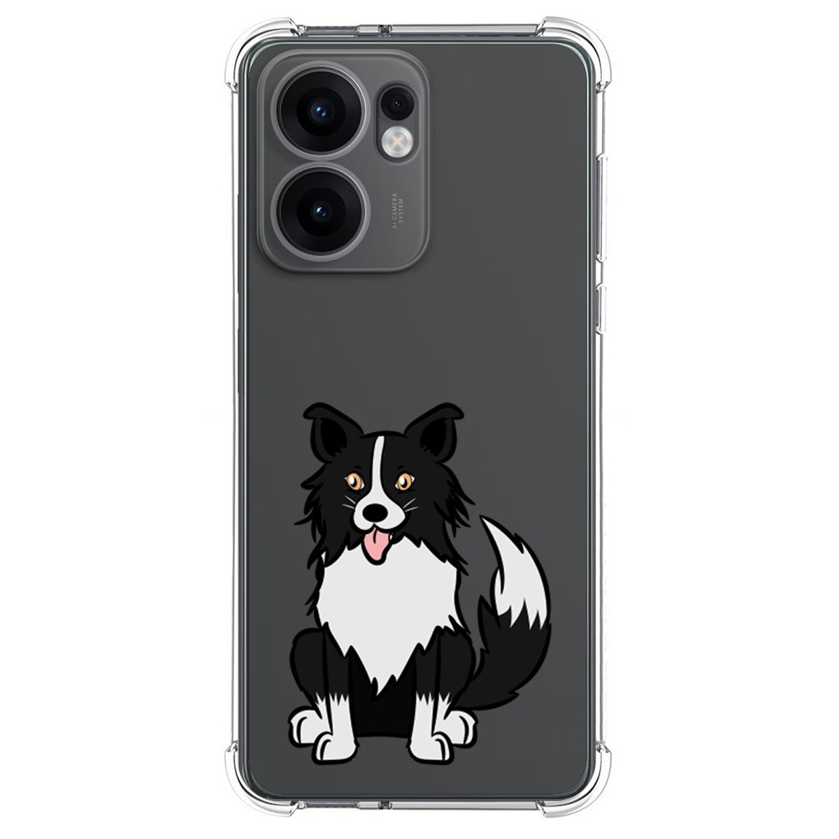 Funda Silicona Antigolpes para Oppo Reno 13F 4G / 13 F 5G diseño Perros 01 Dibujos