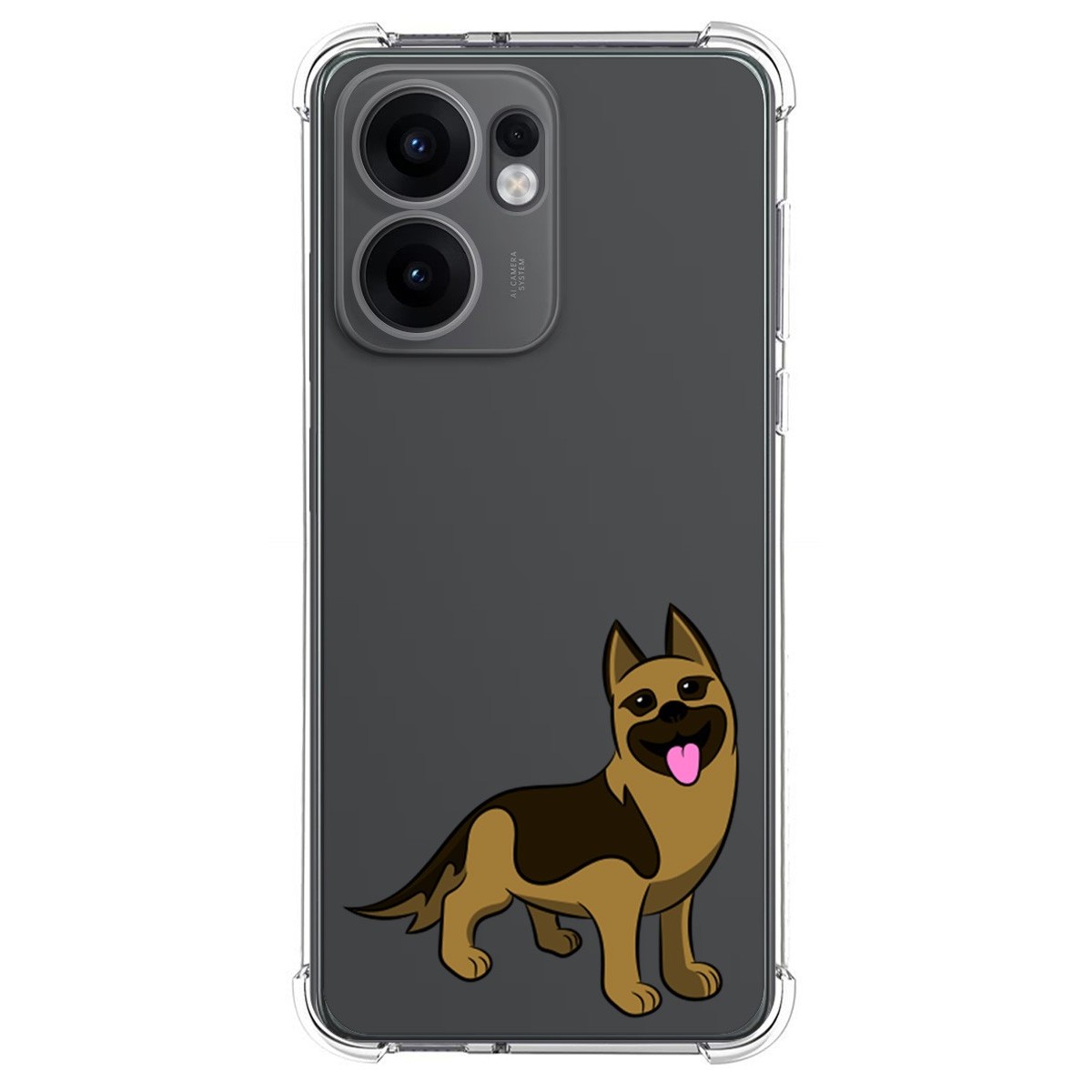 Funda Silicona Antigolpes para Oppo Reno 13F 4G / 13 F 5G diseño Perros 03 Dibujos