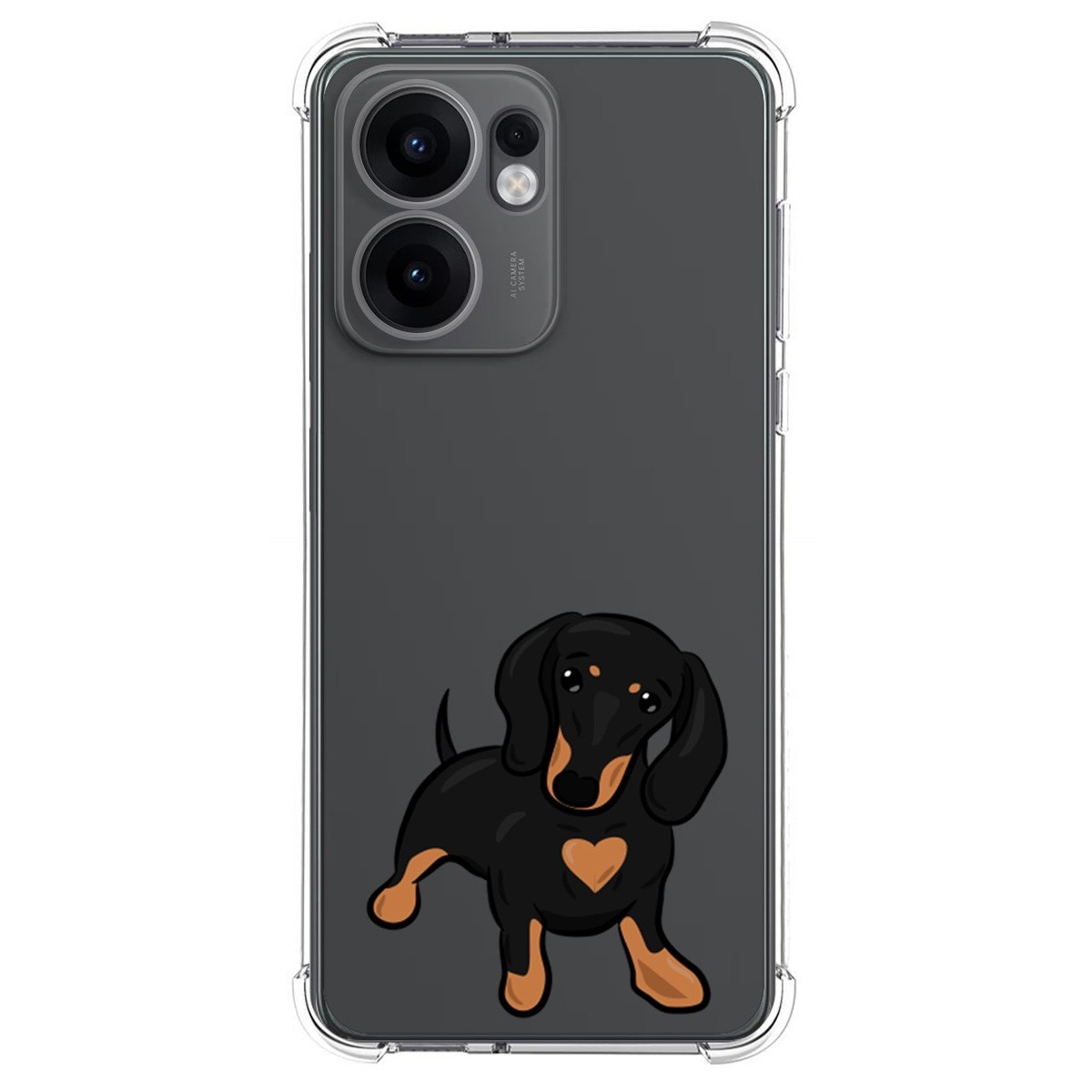 Funda Silicona Antigolpes para Oppo Reno 13F 4G / 13 F 5G diseño Perros 04 Dibujos