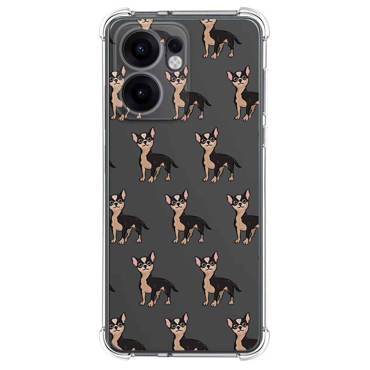 Funda Silicona Antigolpes para Oppo Reno 13F 4G / 13 F 5G diseño Perros 11 Dibujos