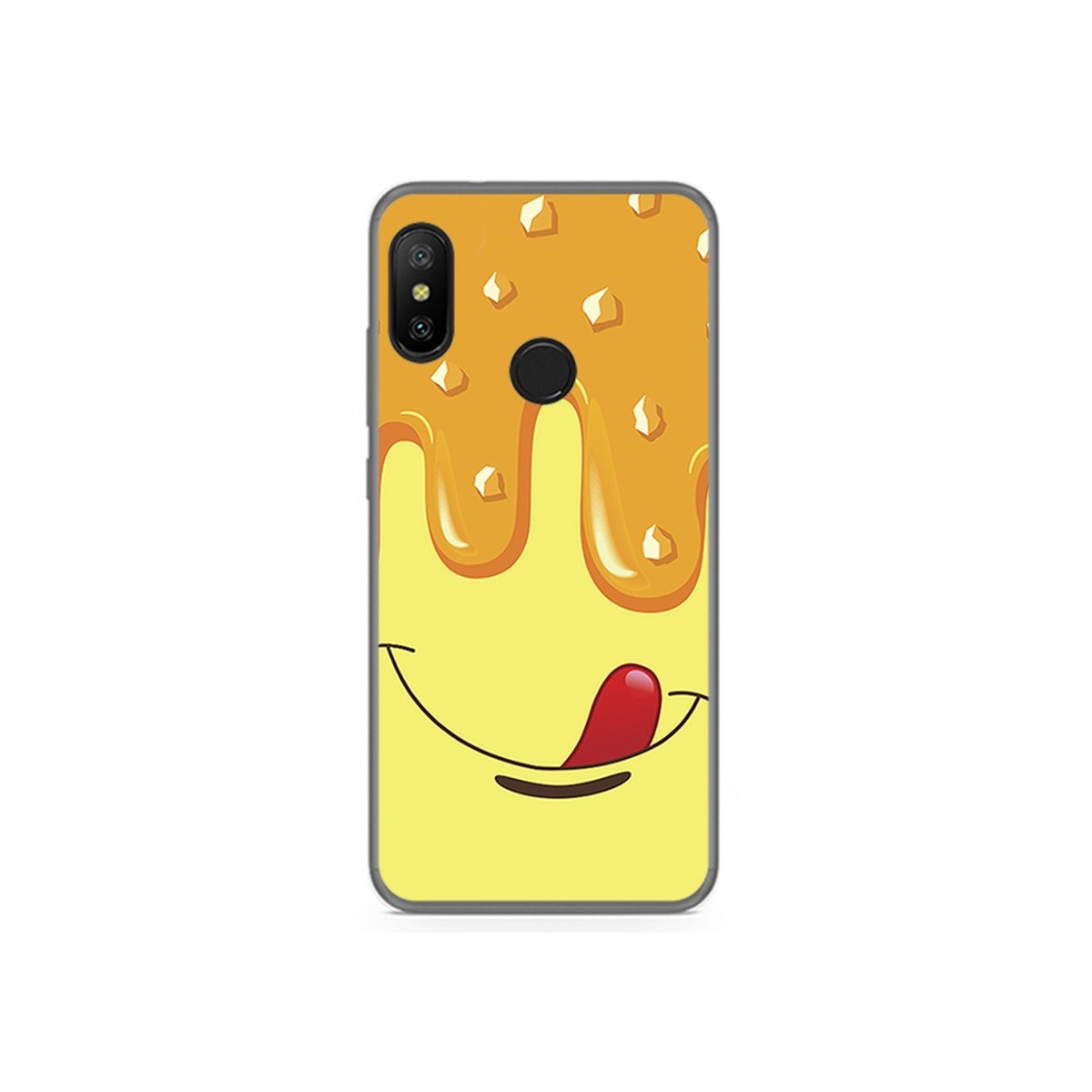 Funda Gel Tpu para Xiaomi Redmi 6 Pro / Mi A2 Lite Diseño Helado Vainilla Dibujos