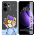 Funda Silicona Transparente para Oppo Reno 13FS 4G / 13 FS 5G diseño Cabra Dibujos