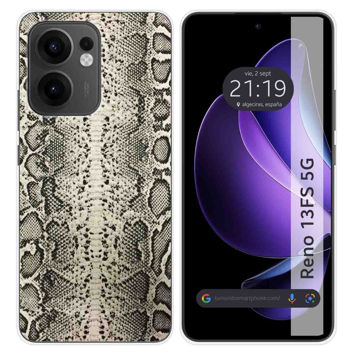 Funda Silicona para Oppo Reno 13FS 4G / 13 FS 5G diseño Animal 01 Dibujos