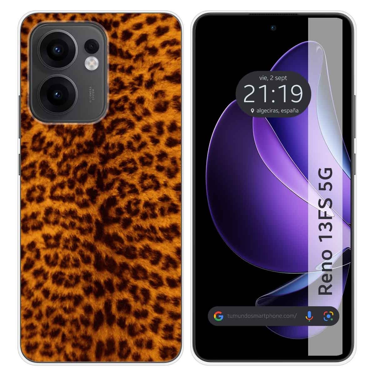 Funda Silicona para Oppo Reno 13FS 4G / 13 FS 5G diseño Animal 03 Dibujos