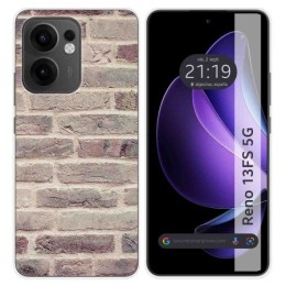 Funda Silicona para Oppo Reno 13FS 4G / 13 FS 5G diseño Ladrillo 01 Dibujos