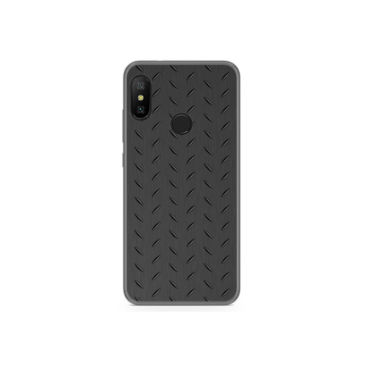 Funda Gel Tpu para Xiaomi Redmi 6 Pro / Mi A2 Lite Diseño Metal Dibujos
