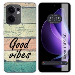 Funda Silicona para Oppo Reno 13FS 4G / 13 FS 5G diseño Madera 01 Dibujos