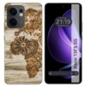 Funda Silicona para Oppo Reno 13FS 4G / 13 FS 5G diseño Madera 07 Dibujos