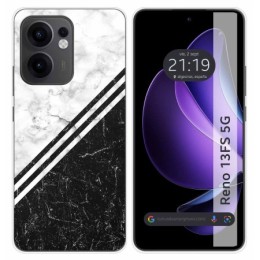 Funda Silicona para Oppo Reno 13FS 4G / 13 FS 5G diseño Mármol 01 Dibujos