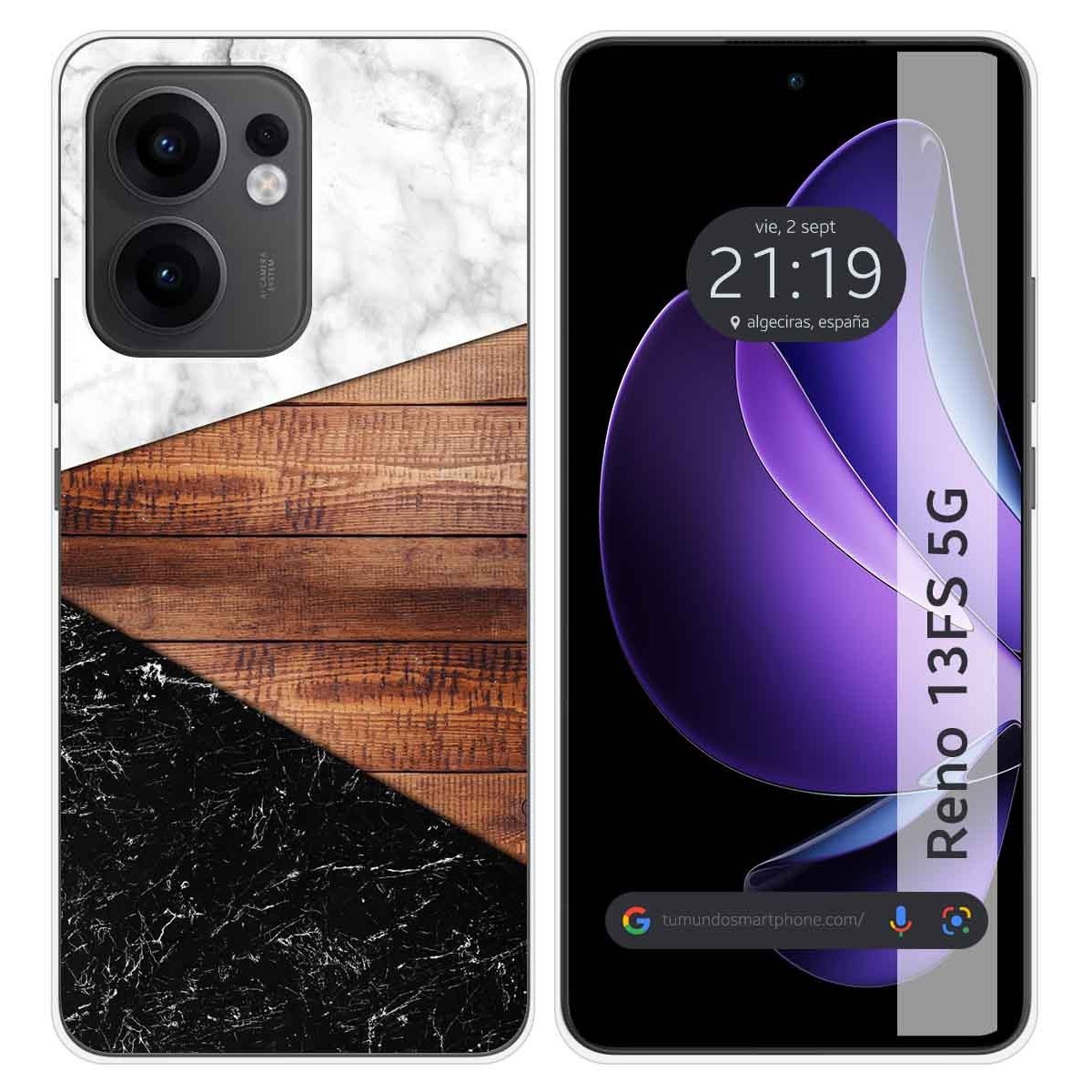 Funda Silicona para Oppo Reno 13FS 4G / 13 FS 5G diseño Mármol 11 Dibujos