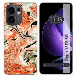 Funda Silicona para Oppo Reno 13FS 4G / 13 FS 5G diseño Mármol 12 Dibujos