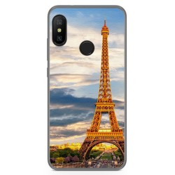 Funda Gel Tpu para Xiaomi Redmi 6 Pro / Mi A2 Lite Diseño Paris Dibujos