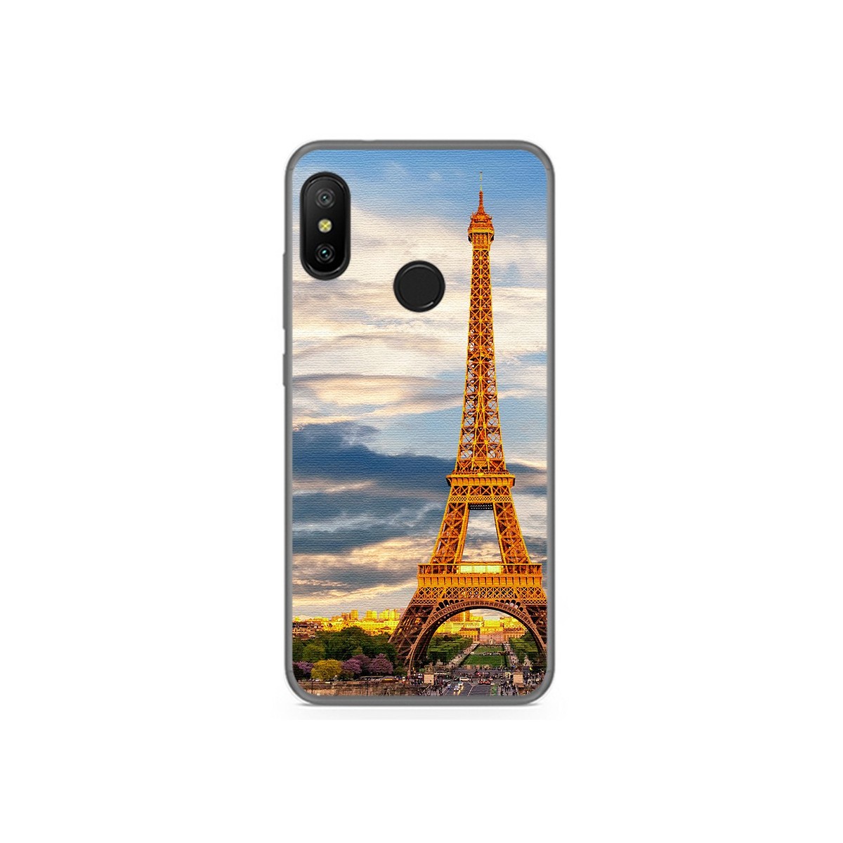 Funda Gel Tpu para Xiaomi Redmi 6 Pro / Mi A2 Lite Diseño Paris Dibujos