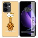Funda Silicona para Oppo Reno 13FS 4G / 13 FS 5G diseño Jirafa Dibujos