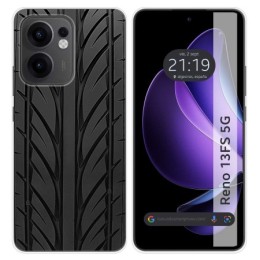 Funda Silicona para Oppo Reno 13FS 4G / 13 FS 5G diseño Neumatico Dibujos