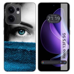 Funda Silicona para Oppo Reno 13FS 4G / 13 FS 5G diseño Ojo Dibujos