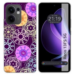Funda Silicona para Oppo Reno 13FS 4G / 13 FS 5G diseño Radial Dibujos