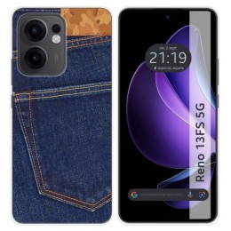 Funda Silicona para Oppo Reno 13FS 4G / 13 FS 5G diseño Vaquero Dibujos