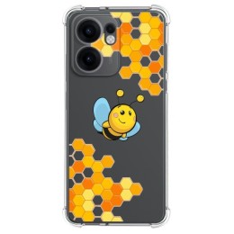 Funda Silicona Antigolpes para Oppo Reno 13FS 4G / 13 FS 5G diseño Abeja Dibujos