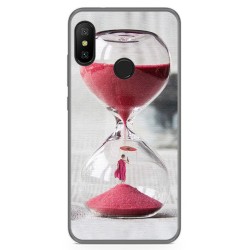Funda Gel Tpu para Xiaomi Redmi 6 Pro / Mi A2 Lite Diseño Reloj Dibujos