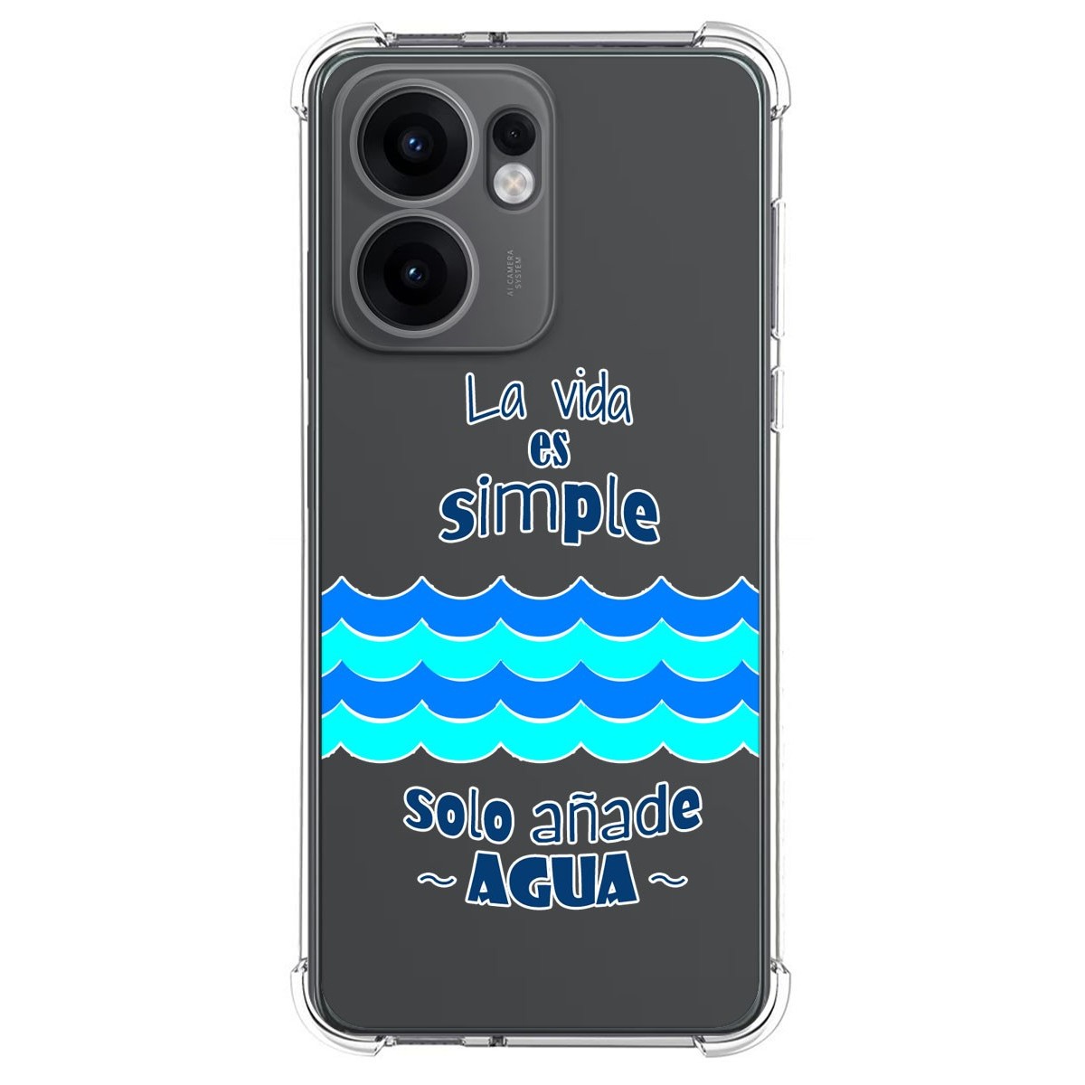 Funda Silicona Antigolpes para Oppo Reno 13FS 4G / 13 FS 5G diseño Agua Dibujos