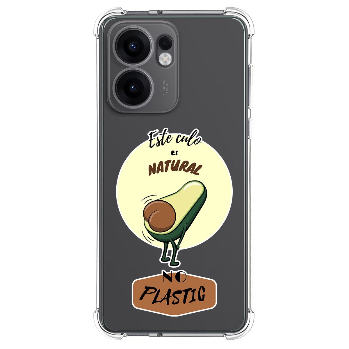 Funda Silicona Antigolpes para Oppo Reno 13FS 4G / 13 FS 5G diseño Culo Natural Dibujos