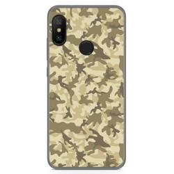 Funda Gel Tpu para Xiaomi Redmi 6 Pro / Mi A2 Lite Diseño Sand Camuflaje Dibujos