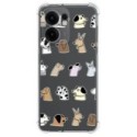 Funda Silicona Antigolpes para Oppo Reno 13FS 4G / 13 FS 5G diseño Perros Dibujos