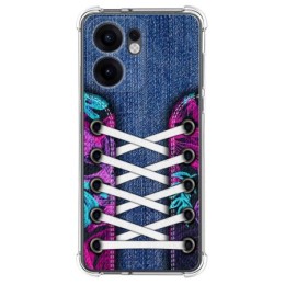 Funda Silicona Antigolpes para Oppo Reno 13FS 4G / 13 FS 5G diseño Zapatillas 06 Dibujos