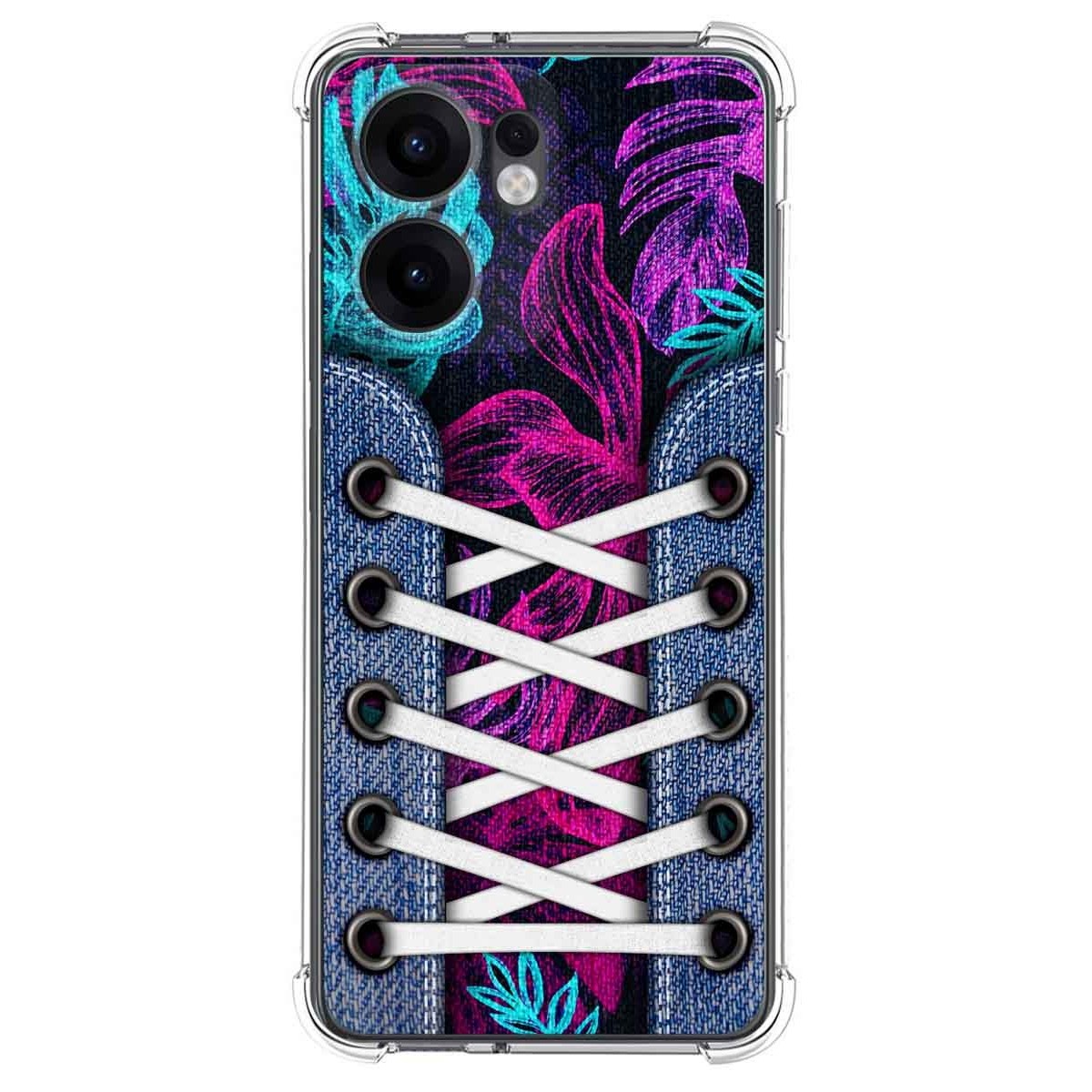 Funda Silicona Antigolpes para Oppo Reno 13FS 4G / 13 FS 5G diseño Zapatillas 07 Dibujos