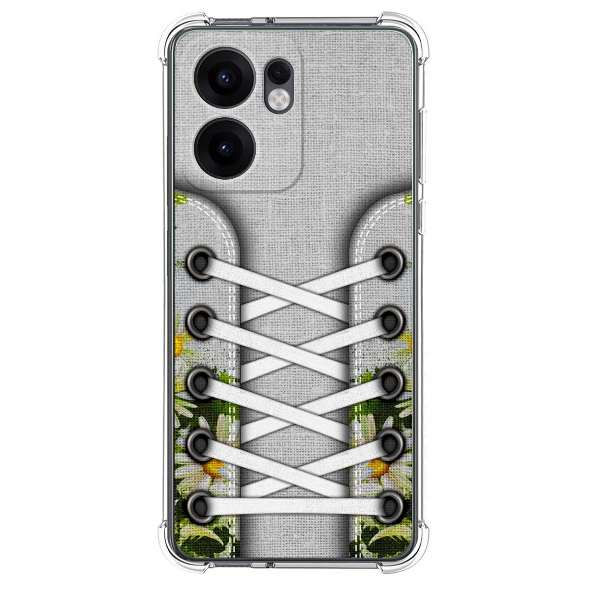 Funda Silicona Antigolpes para Oppo Reno 13FS 4G / 13 FS 5G diseño Zapatillas 08 Dibujos