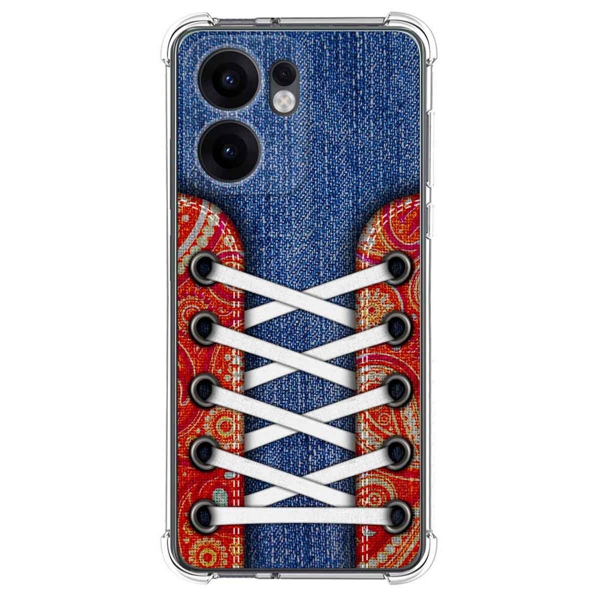 Funda Silicona Antigolpes para Oppo Reno 13FS 4G / 13 FS 5G diseño Zapatillas 11 Dibujos