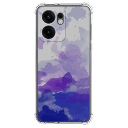 Funda Silicona Antigolpes para Oppo Reno 13FS 4G / 13 FS 5G diseño Acuarela 09 Dibujos