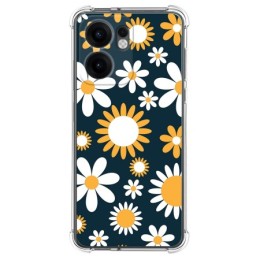Funda Silicona Antigolpes para Oppo Reno 13FS 4G / 13 FS 5G diseño Flores 08 Dibujos
