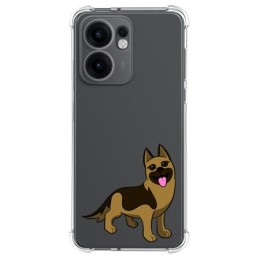 Funda Silicona Antigolpes para Oppo Reno 13FS 4G / 13 FS 5G diseño Perros 03 Dibujos