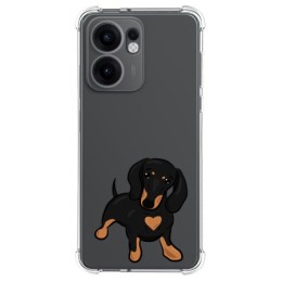 Funda Silicona Antigolpes para Oppo Reno 13FS 4G / 13 FS 5G diseño Perros 04 Dibujos