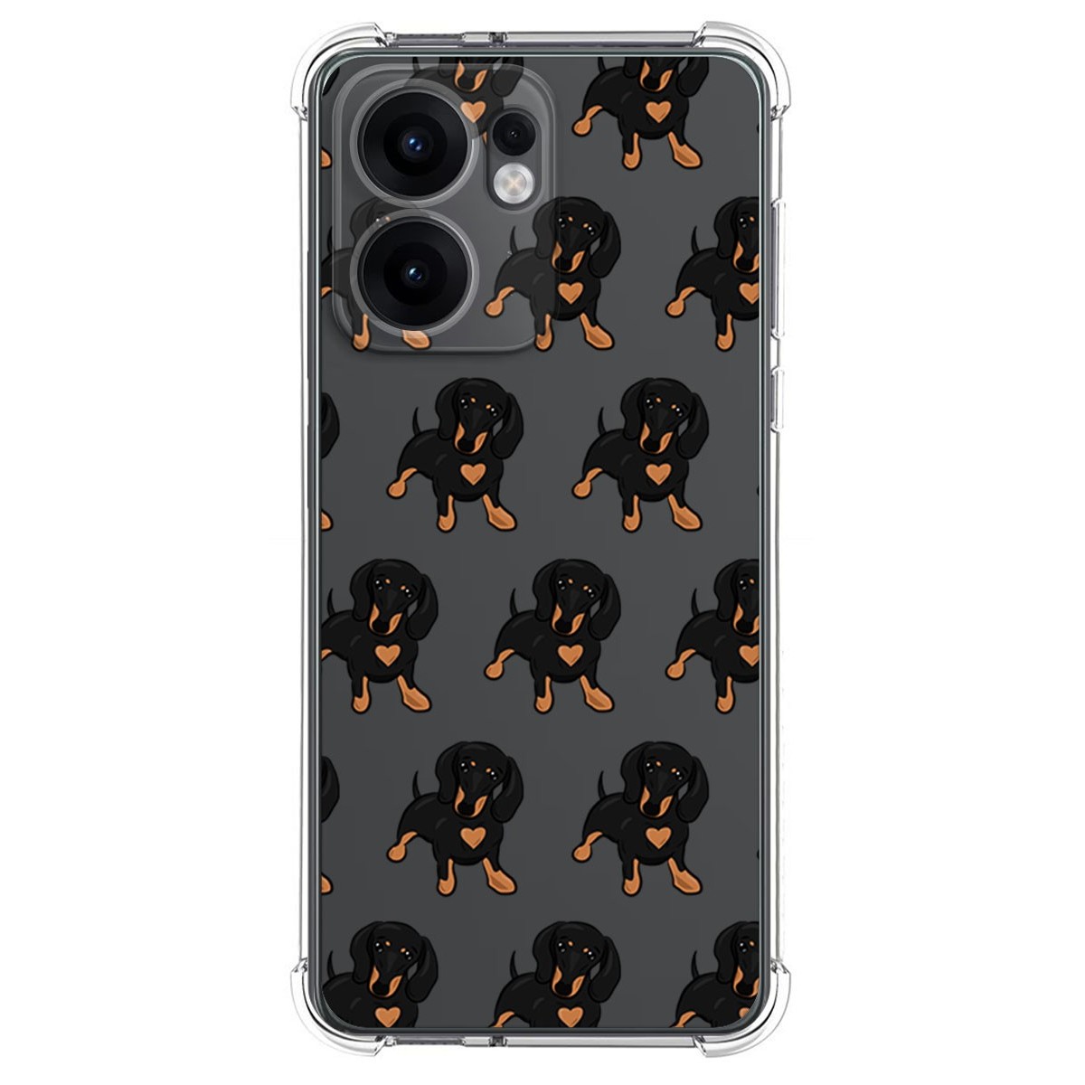 Funda Silicona Antigolpes para Oppo Reno 13FS 4G / 13 FS 5G diseño Perros 10 Dibujos
