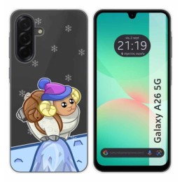 Funda Silicona Transparente para Samsung Galaxy A26 5G diseño Cabra Dibujos