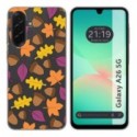 Funda Silicona Transparente para Samsung Galaxy A26 5G diseño Otoño Dibujos