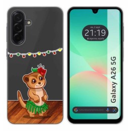 Funda Silicona Transparente para Samsung Galaxy A26 5G diseño Suricata Dibujos
