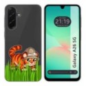 Funda Silicona Transparente para Samsung Galaxy A26 5G diseño Tigre Dibujos