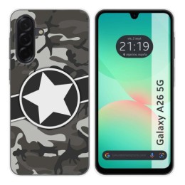 Funda Silicona para Samsung Galaxy A26 5G diseño Camuflaje 02 Dibujos